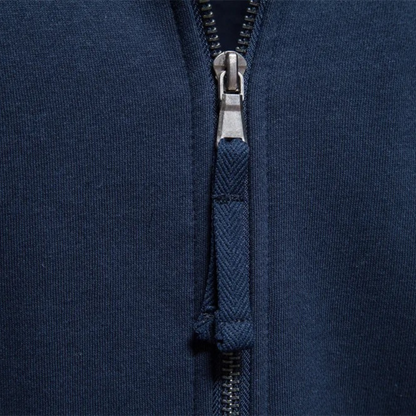 Relaxed Fit Men's Zipper Cotton Bomber Jacket