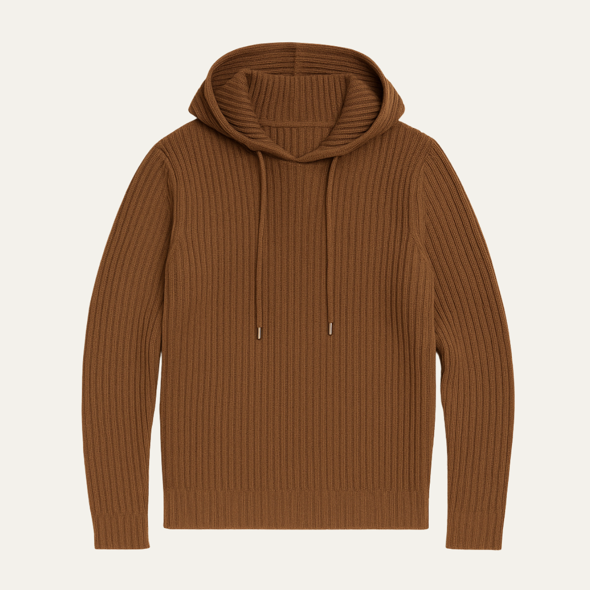 Slim Fit Men's Ribbed Hoodie Sweatshirt - Nocini