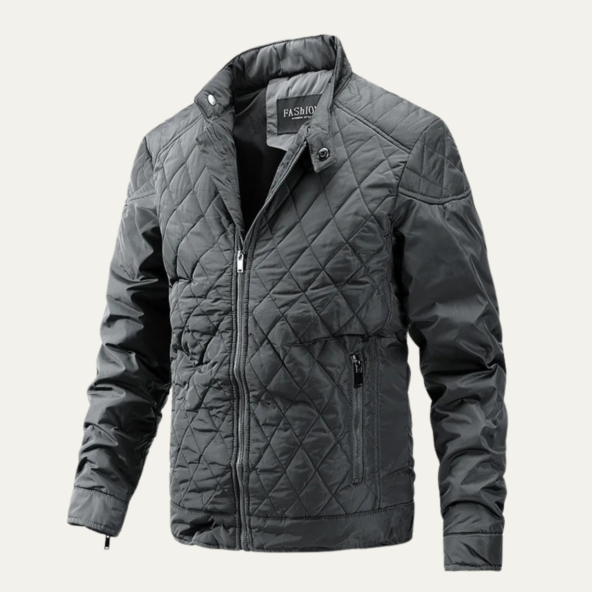 Thermal Insulated Men's Padded Zip Jacket