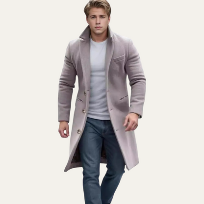 Classic Men's Wool Coat