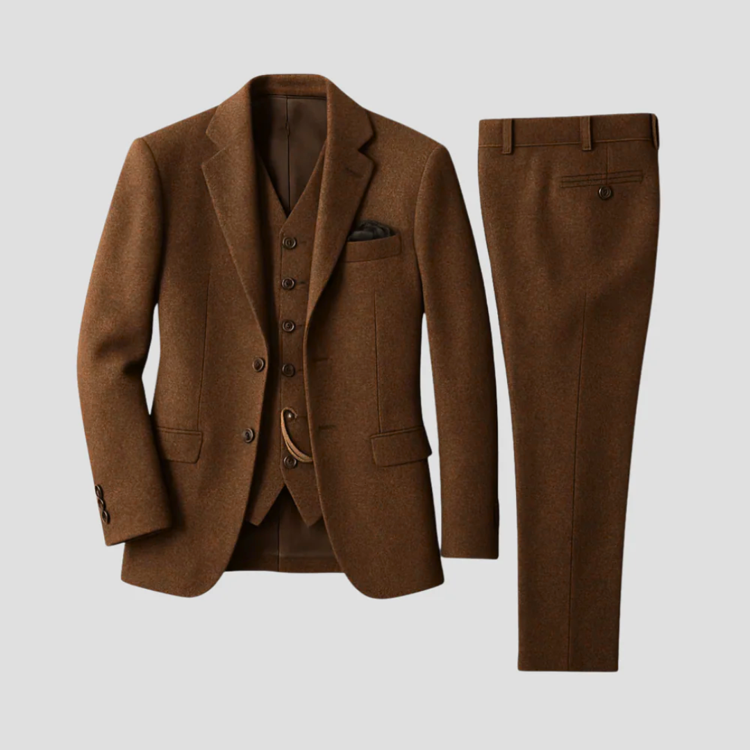 Classic Mens 3 Piece Formal Suit - Nocini