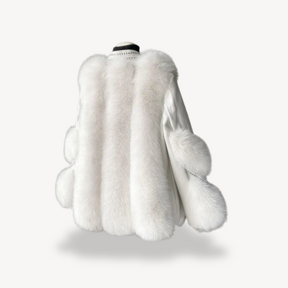 Luxurious Women's Long Fur Jacket