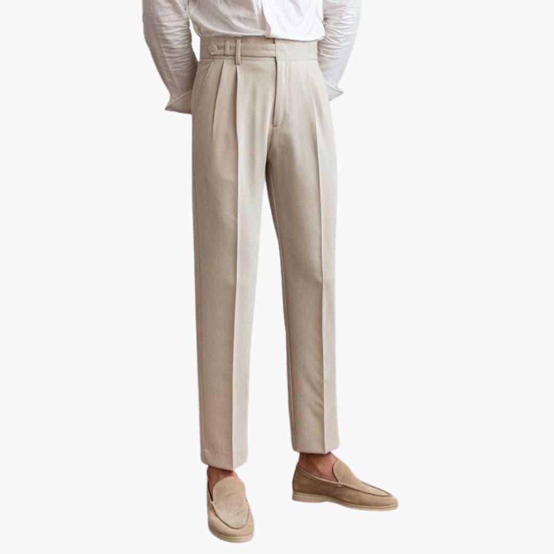 Classic Fit Pleated Dress Pants
