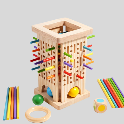 Multi-Function Wooden Puzzle Game