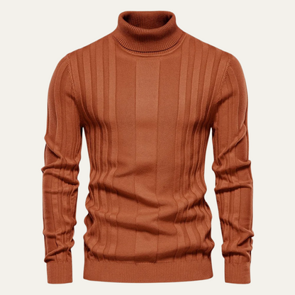 Men's Classic Fit Knitted Crew Neck Sweater
