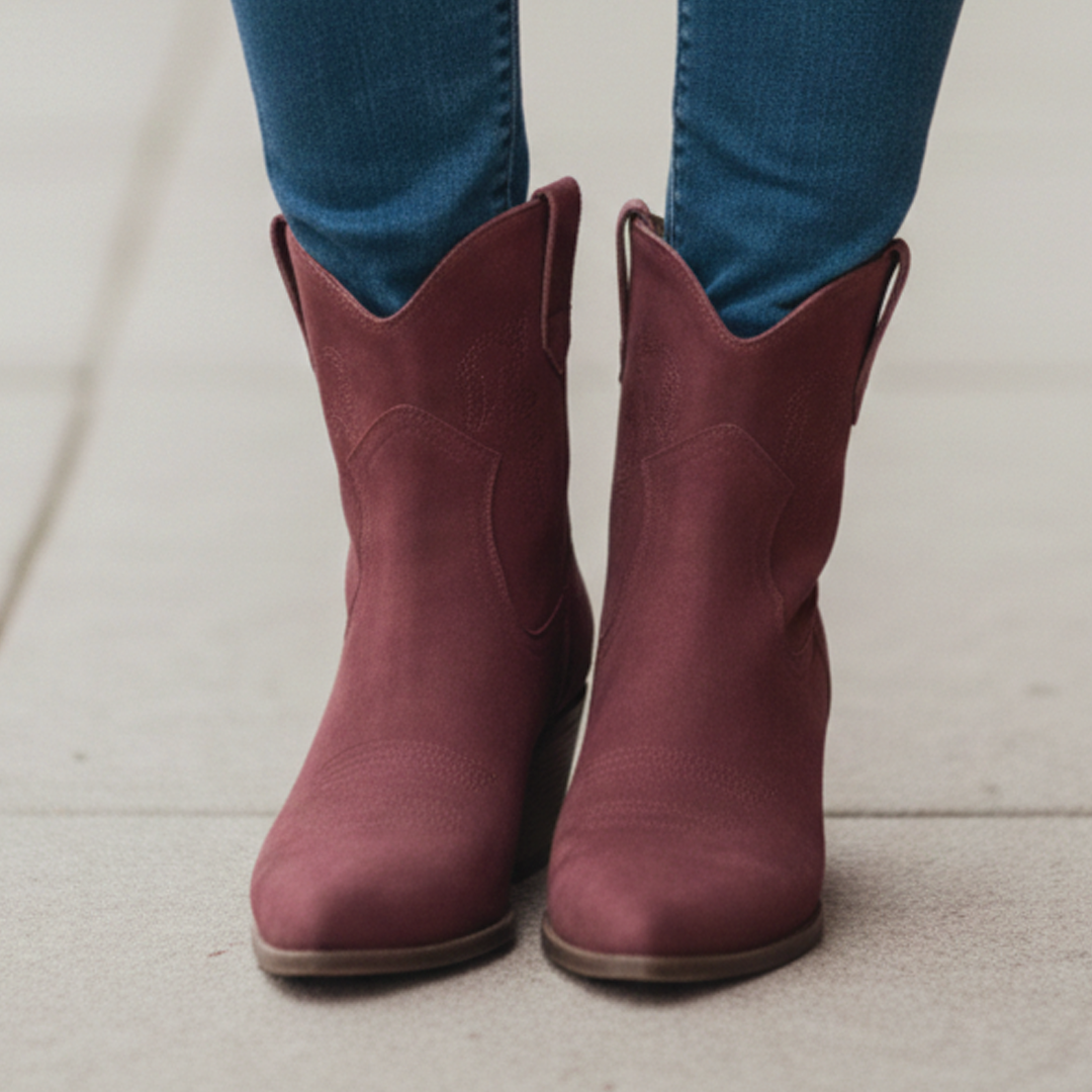 Luxury Suede Cowboy Boots