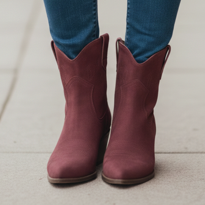 Luxury Suede Cowboy Boots