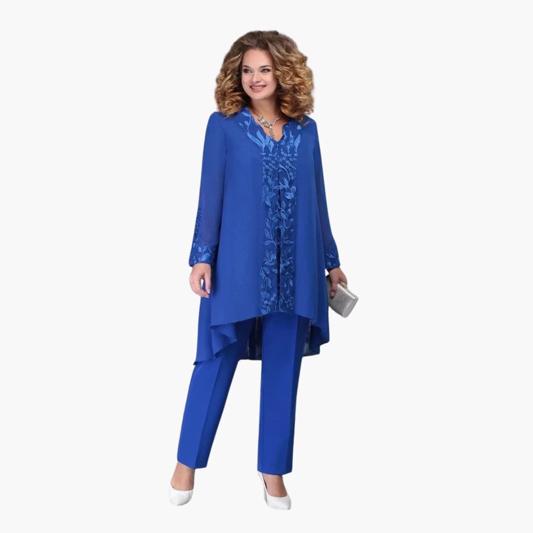 Tailored 3-Piece Ladies Business Suit - Olytrend