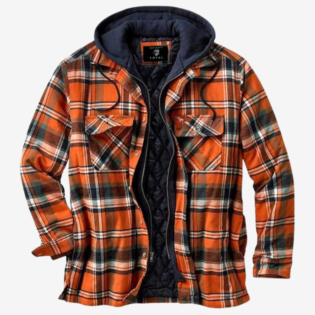Classic Plaid Coat - Olytrend