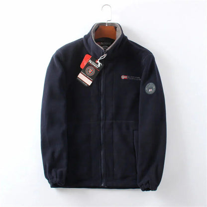 Waterproof Mens Fleece Coat Warm Outdoor Jacket