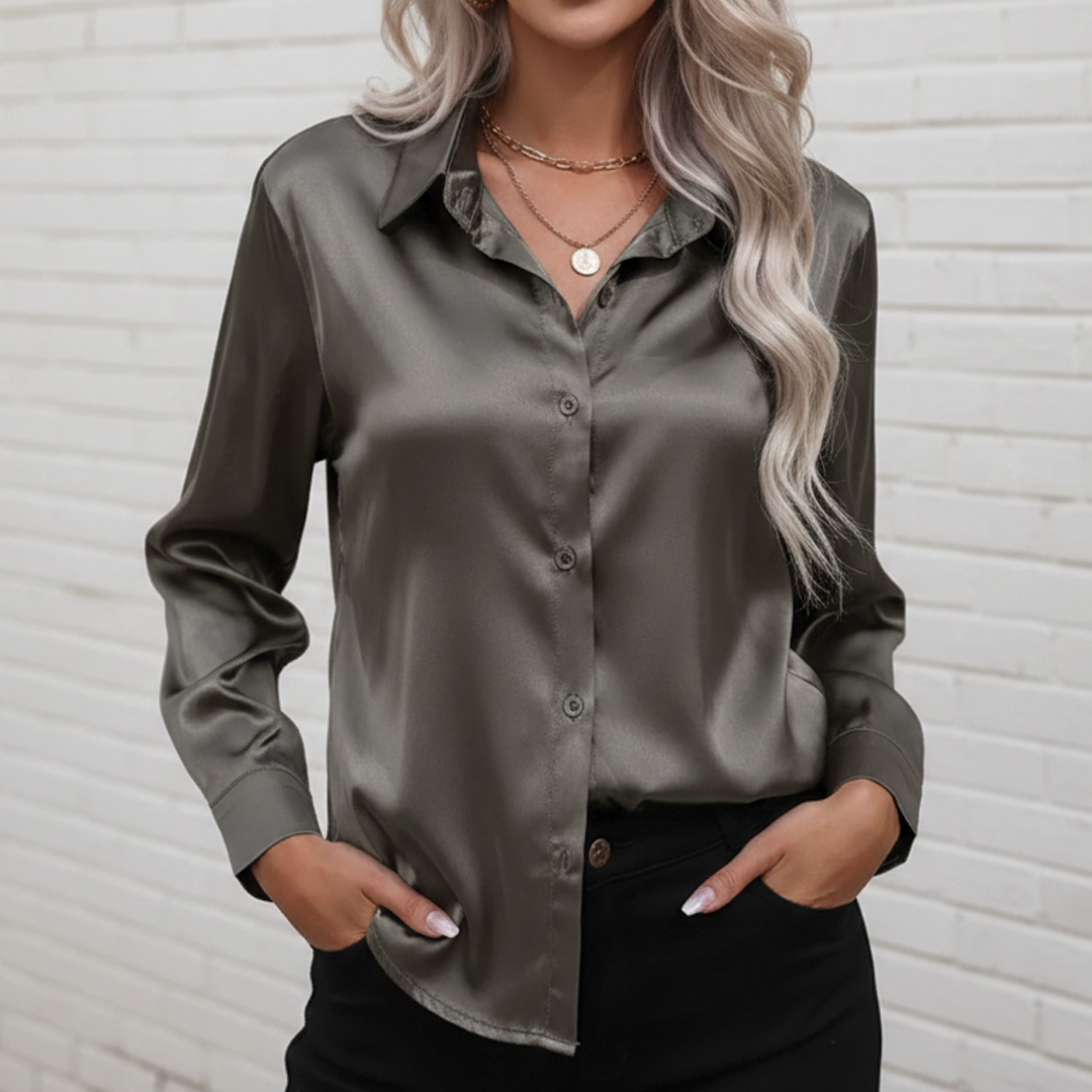 Lovely Silk Loose Fit Top