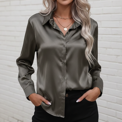 Lovely Silk Loose Fit Top