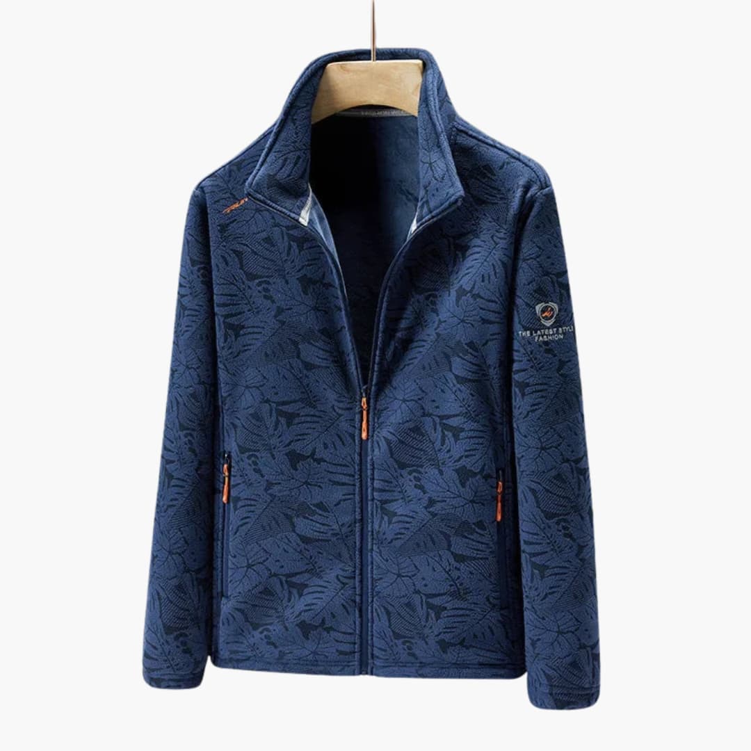 Waterproof Zip Up Jacket with Side Pockets - Olytrend