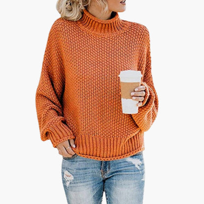 Cozy Crew Neck Women's Knit Sweater