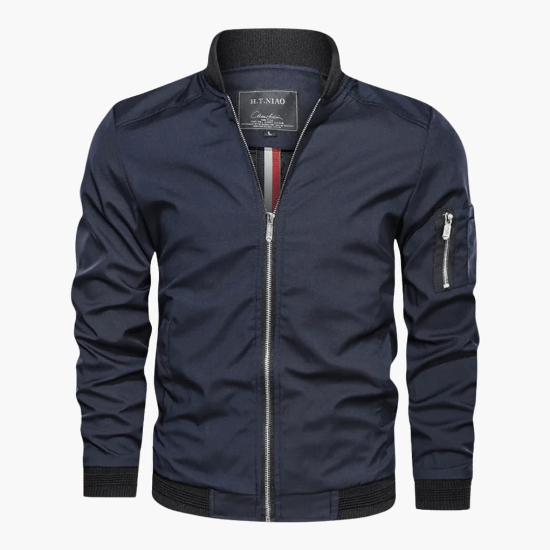 Waterproof Zip Up Mens Jacket with Pocket