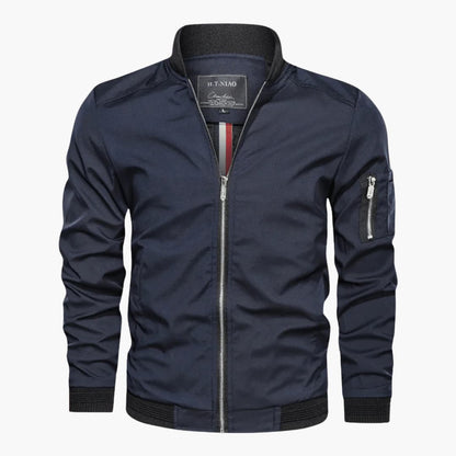 Waterproof Zip Up Mens Jacket with Pocket