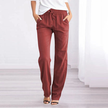Lightweight Breathable Women's Linen Pants