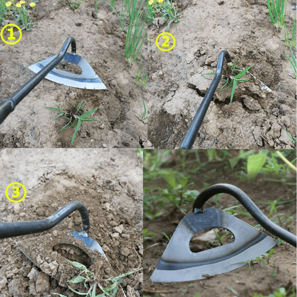 Durable Metal Garden Hoe Tool