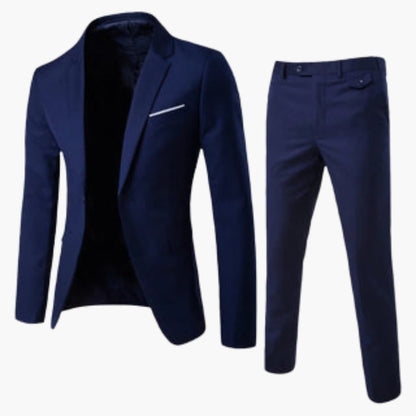 Slim Fit Men's Two Piece Summer Suit