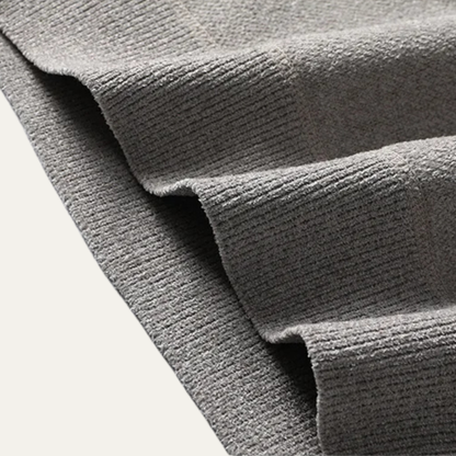 Cozy Mens Patchwork Crew Neck Winter Sweater