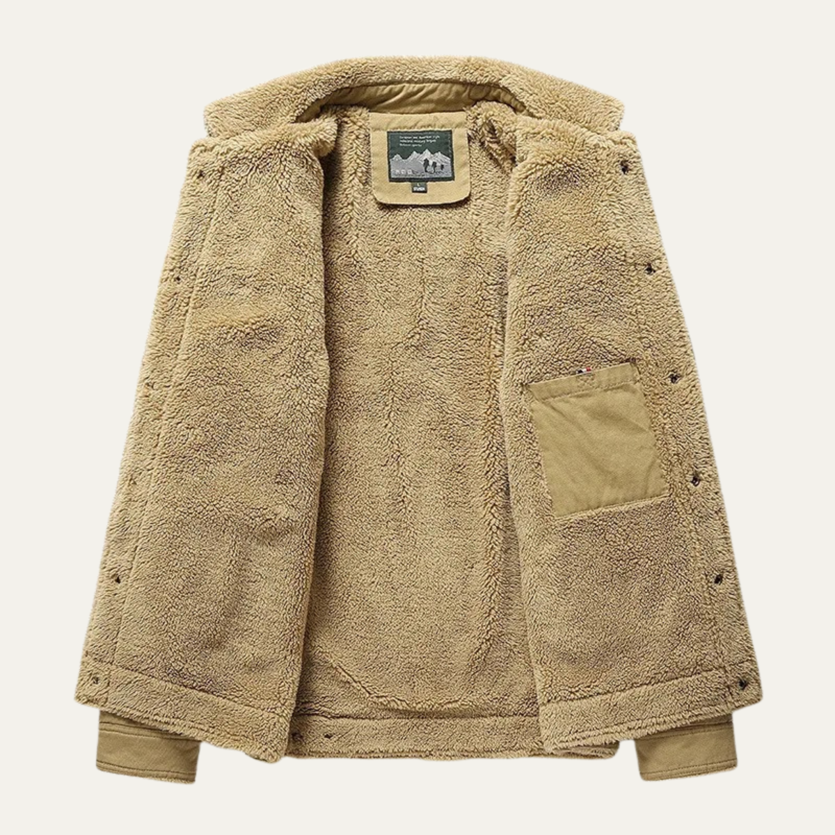 Insulated Men's Thermal Fleece Winter Coat