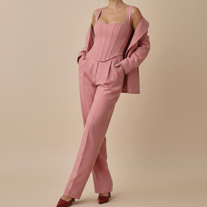 Classic Three-Piece Business Suit