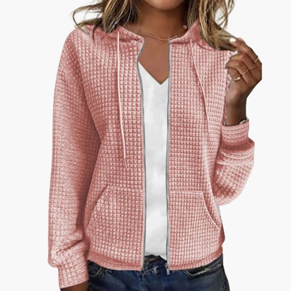 Ladies' Pullover Hooded Sweatshirt with Adjustible Hood