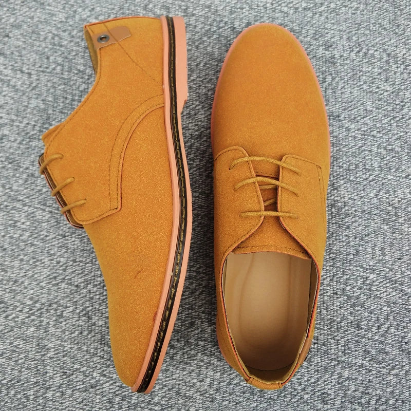Luxury Suede Oxford Shoes for Men - Olytrend