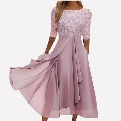 Elegant Ladies Flowy Floral Maxi Dress