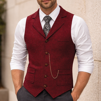 Classic Casual Cotton Waistcoat