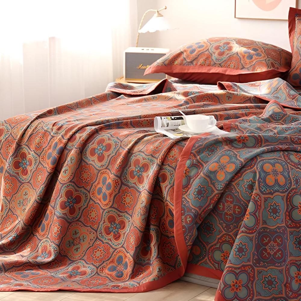 Soft Floral Reversible Quilt Cover