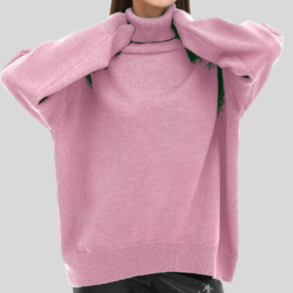 Warm Crew Neck Winter Sweater for Women