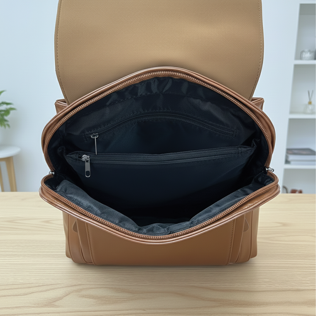 Eco Friendly Faux Leather Backpack