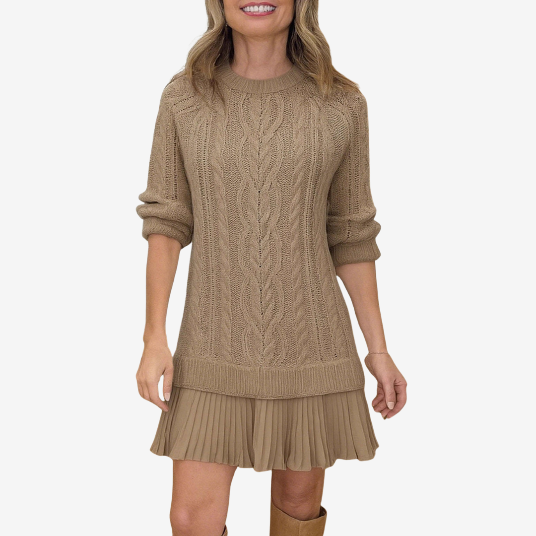 Stylish Women's Sweater Dress