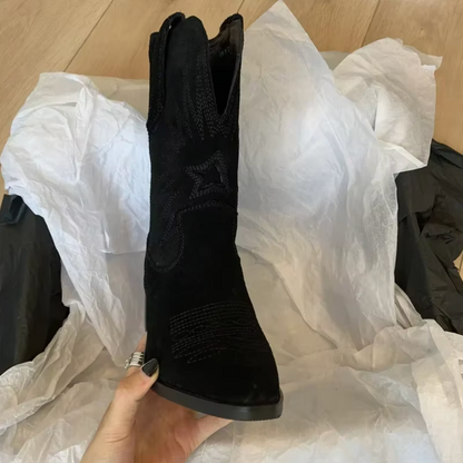 Classic Rugged Cowboy Boots for Men