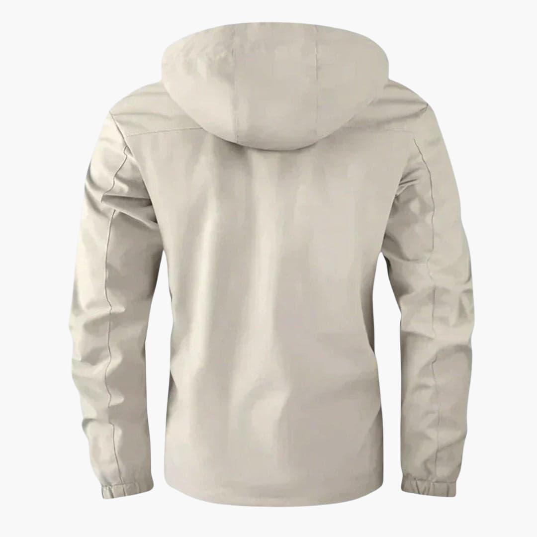 Practical Men's Zip Up Waterproof Jacket