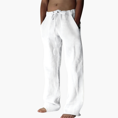 Lightweight Summer Pants for Men with Elastic Waist