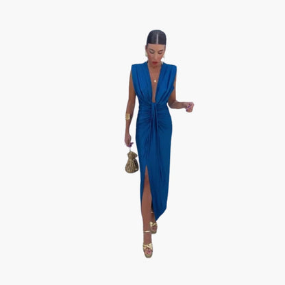 Chic Flowy Maxi Dress for Women - Olytrend