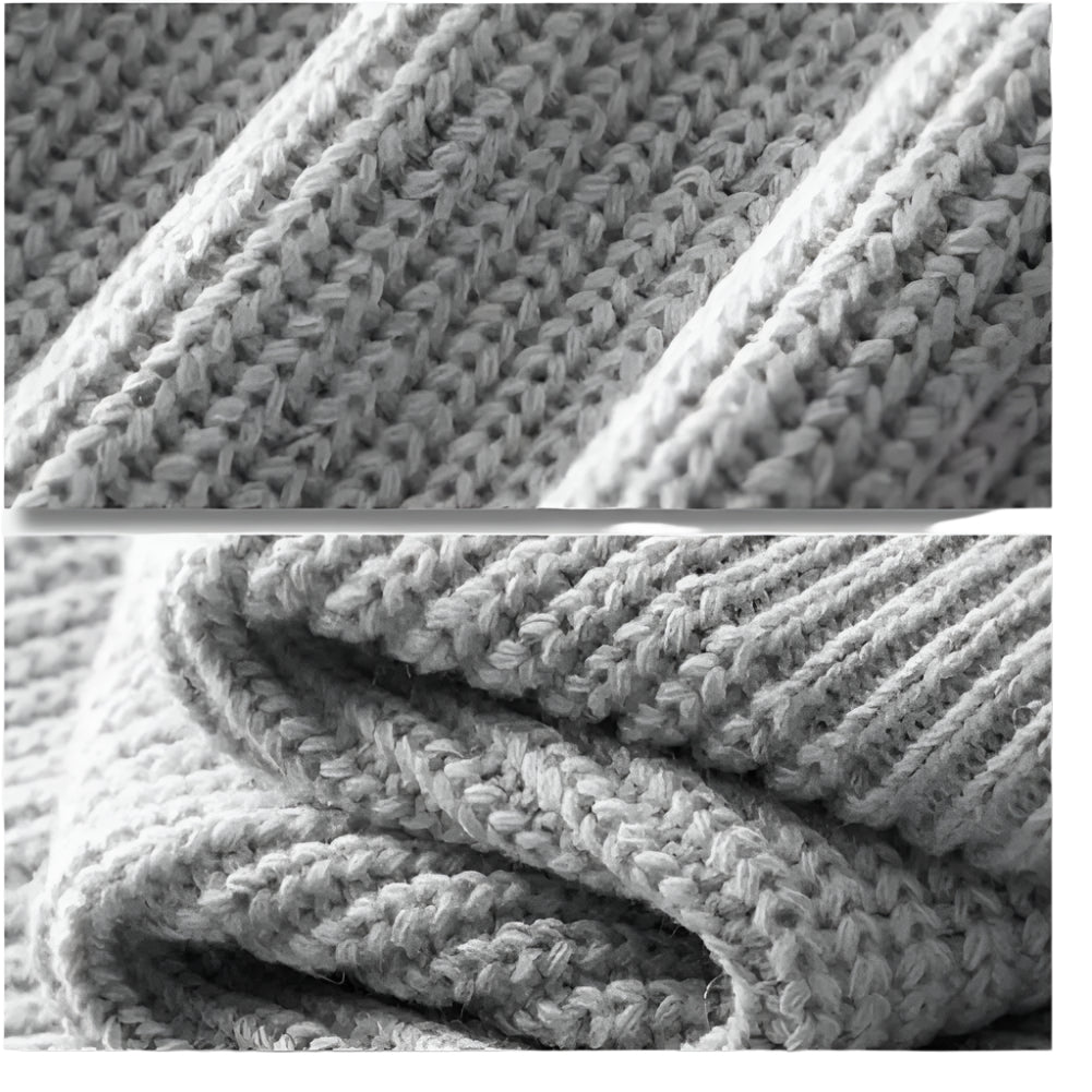 Warm Quarter Zip Wool Sweater