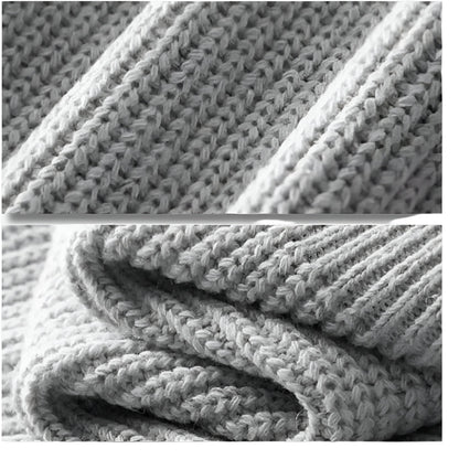 Warm Quarter Zip Wool Sweater