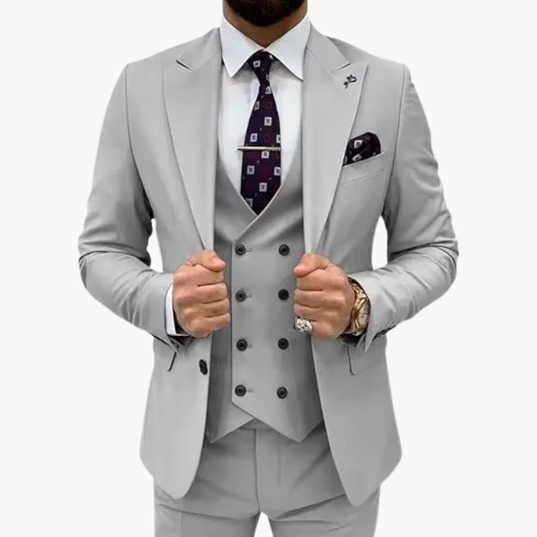 Classic Slim Fit Mens 3 Piece Suit