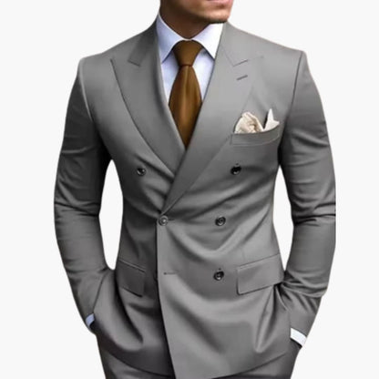 Classic Fit Mens 2 Piece Business Suit