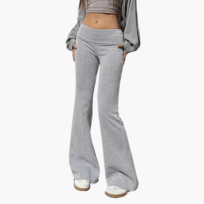 Women's Wide Leg Knitted Pants - Soft & Fashionable