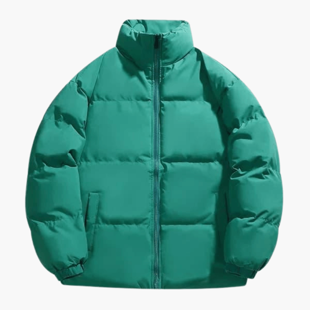 Warm Waterproof Men's Padded Zip Jacket