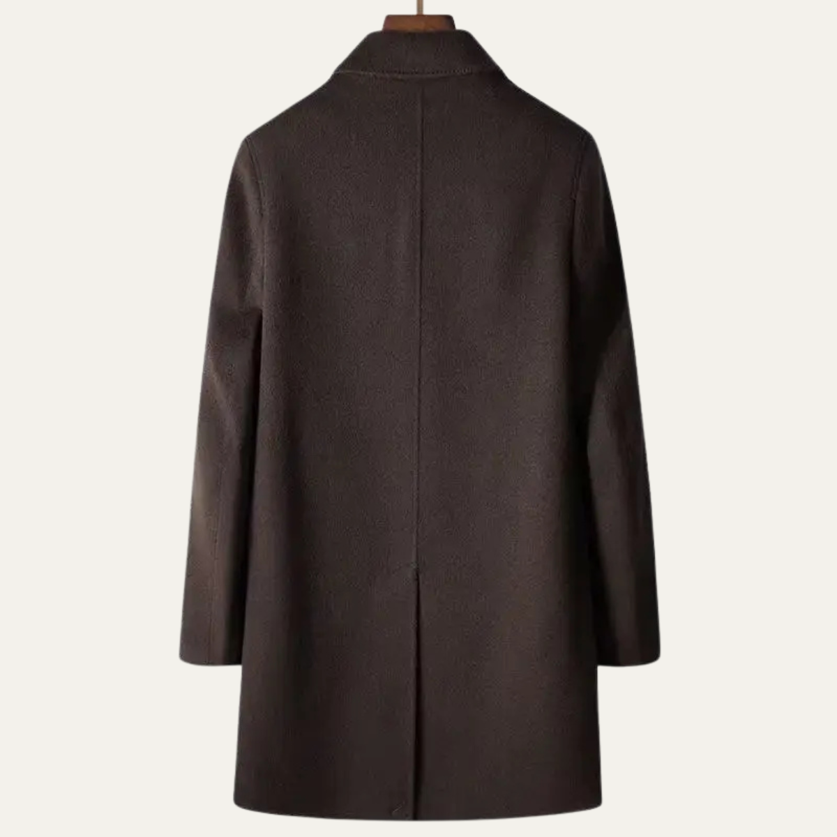 Classic Fit Mens Wool Trench Coat