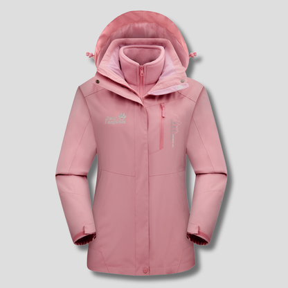 Waterproof 3-in-1 Snow Jacket Insulated Winter Coat
