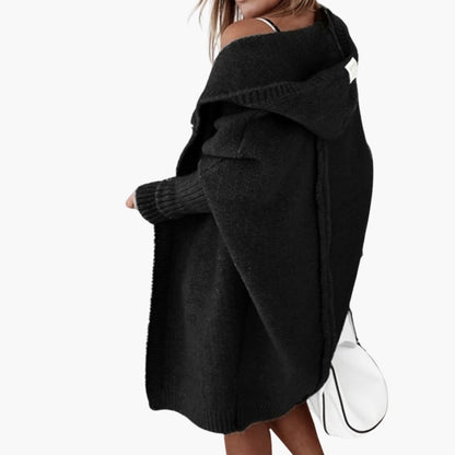 Cozy Women's Open Front Hooded Sweater