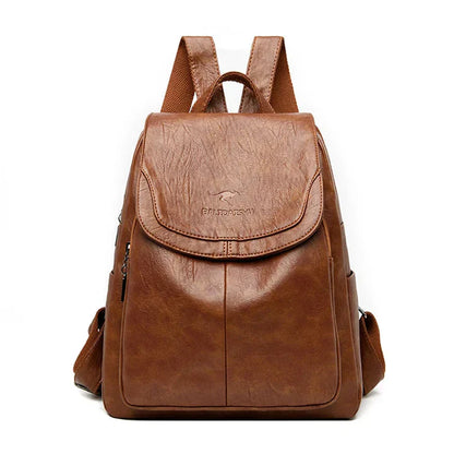 Classic Genuine Leather Ladies Backpack