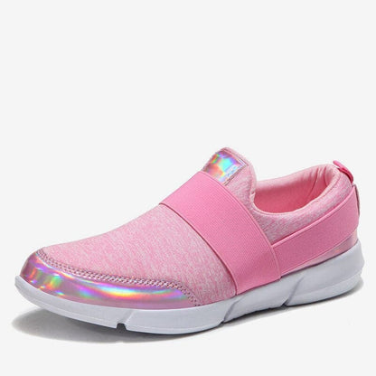 Women's Elastic Sneakers - Soft Rubber Sole - Modern Style