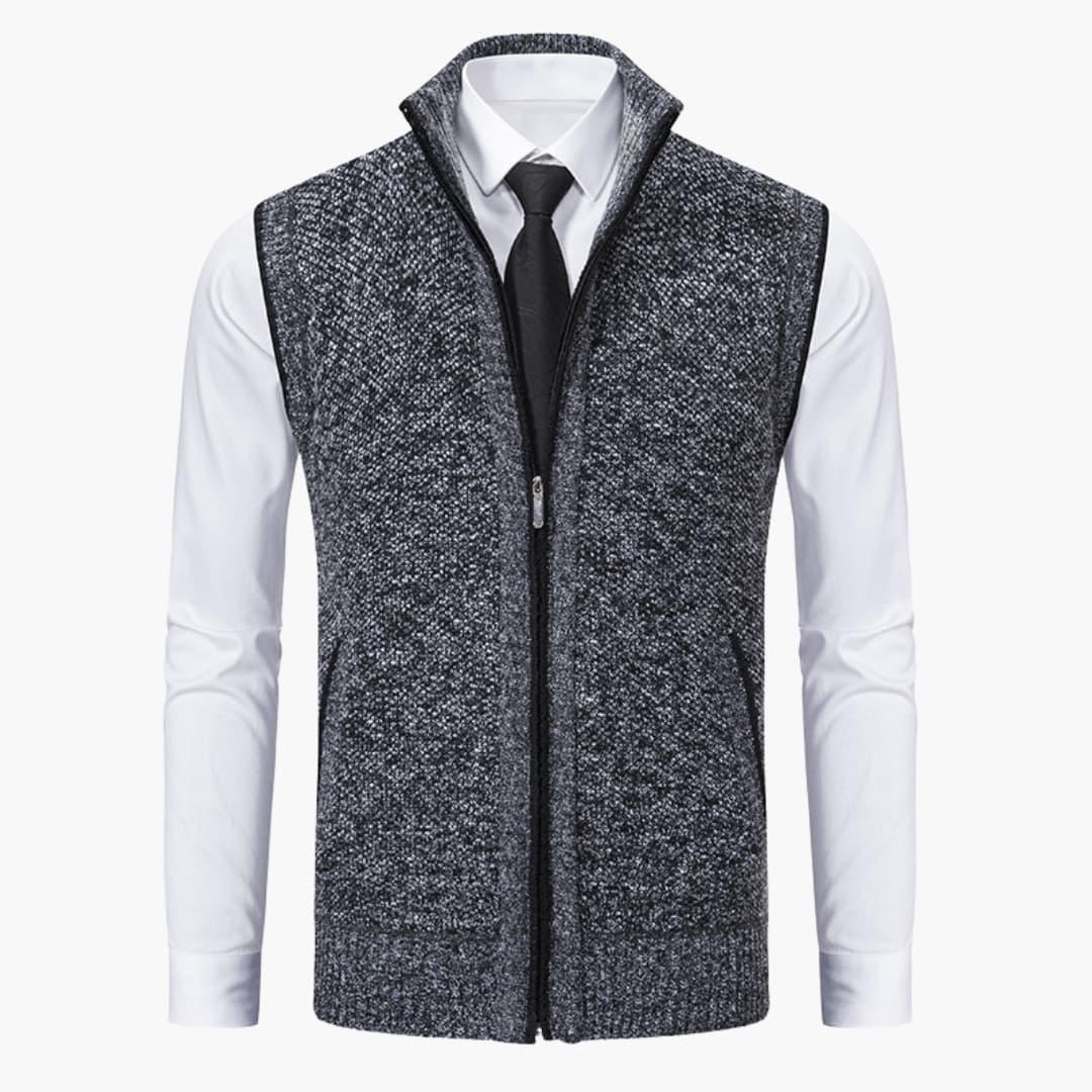 Men's Zipper Front Tank Vest